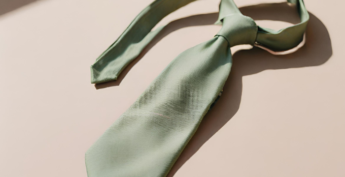mens green tie