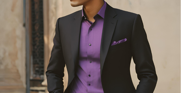 mens purple shirts