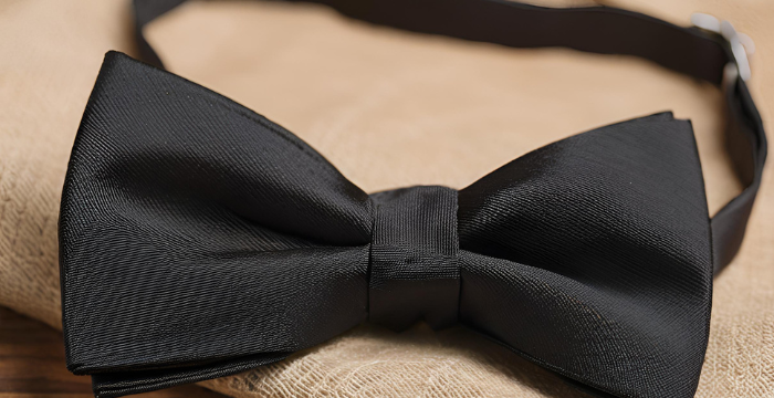 fashion black bow tie