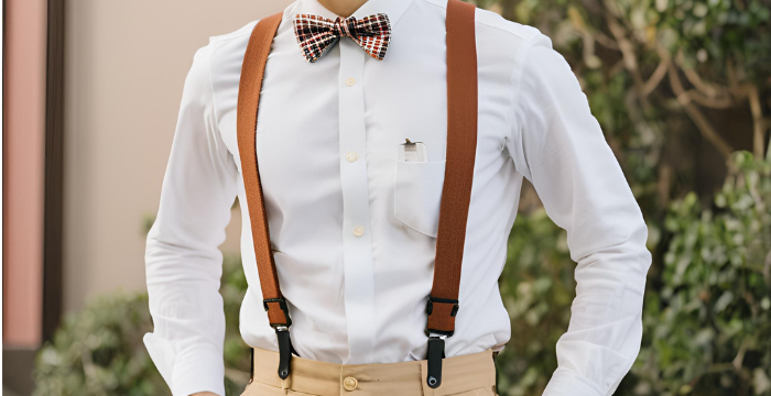 mens Bowties and Suspenders