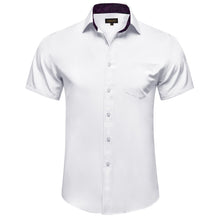 white button down shirt short sleeve