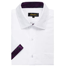 white short sleeve shirt mens