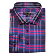 dark purple mens dress shirt