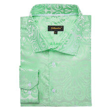 green mens dress shirt