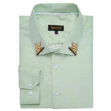 green long sleeve shirt