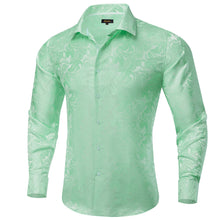 green button up shirt