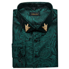 forest green dress shirt