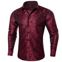 burgundy dress shirt