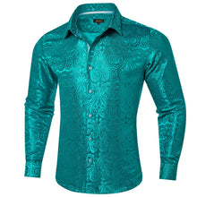 teal dress shirt