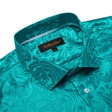 teal long sleeve shirt