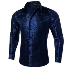 navy blue long sleeve shirt