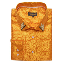 orange mens shirt