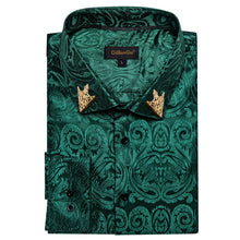 long sleeve green shirt