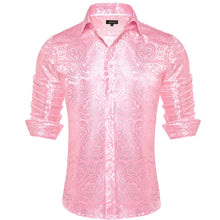 pink button up shirt