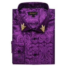 purple shirt mens