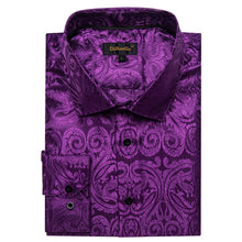 purple shirt men