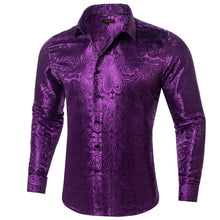 purple mens shirt