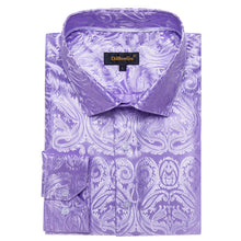 purple men shirt