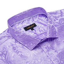 purple dress shirt men