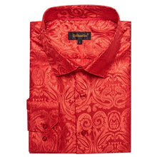 mens red shirt