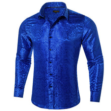 mens royal blue dress shirt