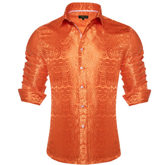 burnt orange shirt