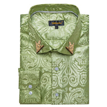 men's green shirt