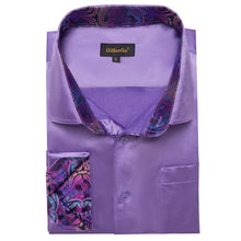 men's purple shirt long sleeve