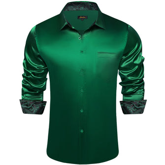 green dress shirt