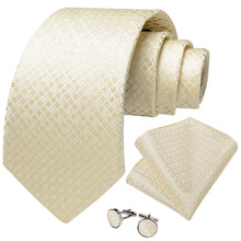 white silk tie