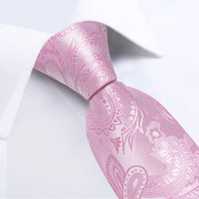 fashion wedding blush pink floral suit tie handkerchief cufflinks set