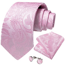 fashion wedding blush pink floral suit tie handkerchief cufflinks set