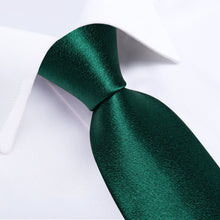 men's green tie