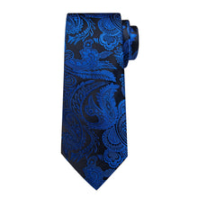 blue silk tie