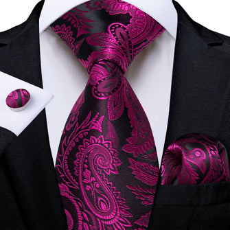 purple paisley tie