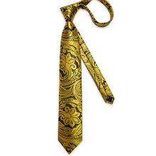 green silk tie