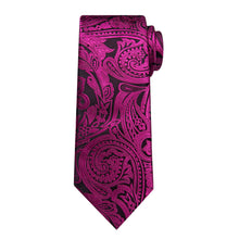 purple silk tie