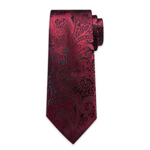 dark red tie