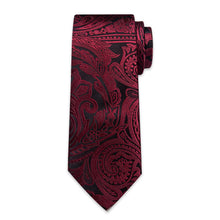 dark burgundy tie