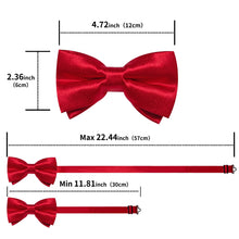 dark red bowtie