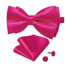 neon pink bow tie