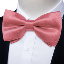 blush pink bow tie