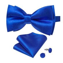 cobalt blue bow tie