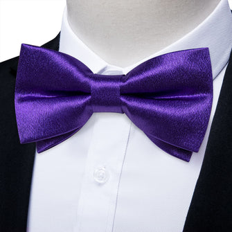 plum bow tie