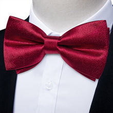 dark red mens bow ties