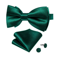 dark green bowtie