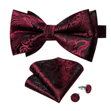 tuxedo red bow tie