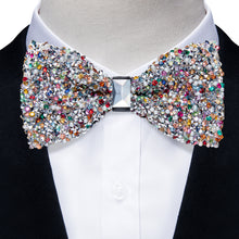 Gorgeous Plastic Novel Diamond Men's Pre-Bowtie