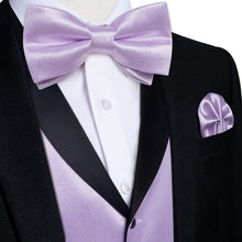 purple suit vest