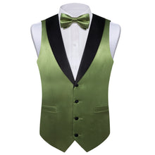 green dress vest